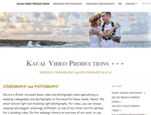 Tablet Screenshot of kauaivideoproductions.com